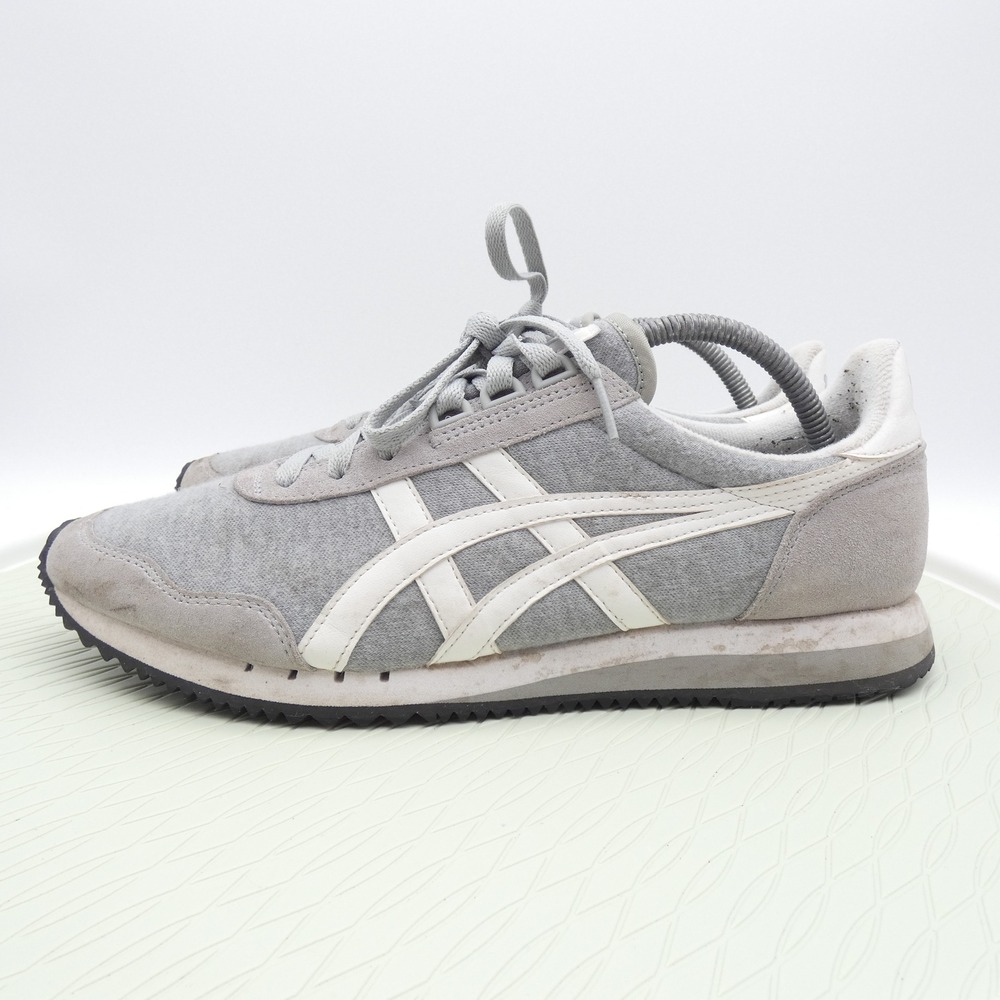 Onitsuka Tiger Ultimate 81 Grey White Suede Jersey Sneakers D631N Mens 10